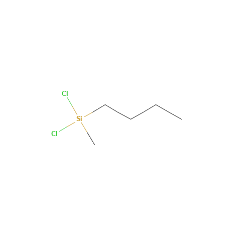 butylmethyldichlorosilane (CAS: 18147-23-4) - Chemical Structure and Molecular Formula 