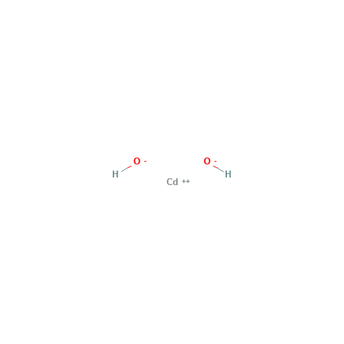 Cadmium dihydroxide (CAS: 21041-95-2) - Chemical Structure and Molecular Formula 