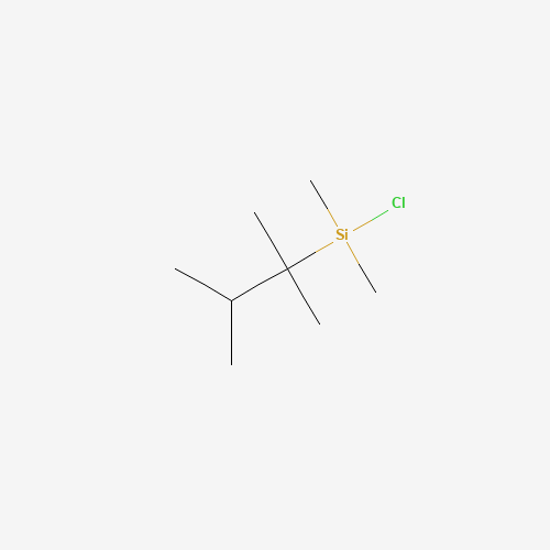 Chloro(2,3-dimethylbutan-2-yl)dimethylsilane (CAS: 67373-56-2) - Chemical Structure and Molecular Formula 