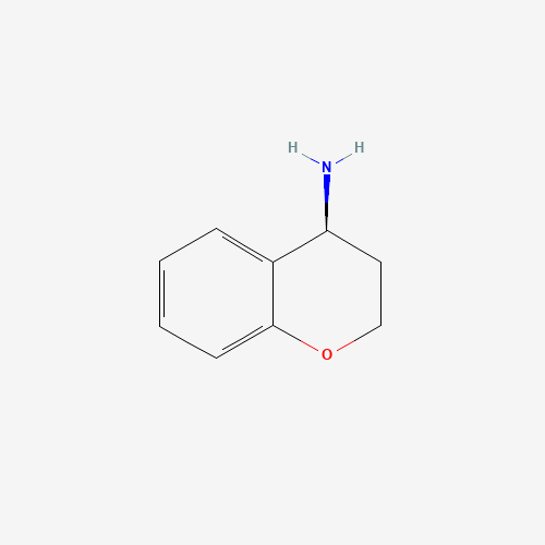chroman-4-amine (CAS: 188198-38-1) - Chemical Structure and Molecular Formula 