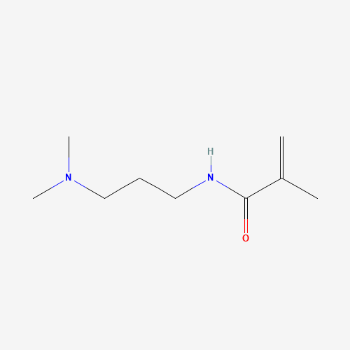 Dimethylaminopropyl Methacrylamide (CAS: 5205-93-6) - Chemical Structure and Molecular Formula 
