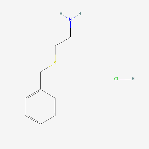 ethanamine, 2-[(phenylmethyl)thio]- (CAS: 22572-33-4) - Chemical Structure and Molecular Formula 