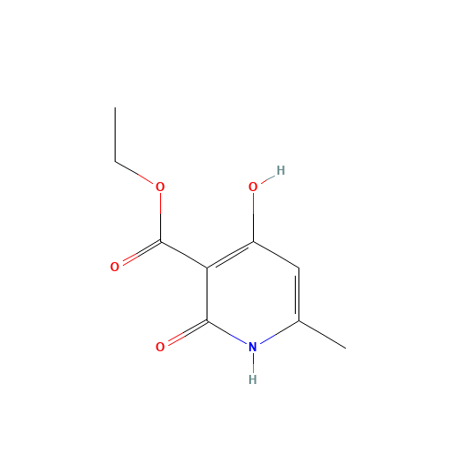 Ethyl 2,4-dihydroxy-6-methylnicotinate (CAS: 10350-10-4) - Chemical Structure and Molecular Formula 