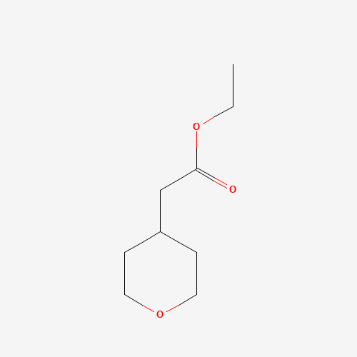 Ethyl tetrahydro-2H-pyran-4-ylacetate (CAS: 103260-44-2) - Chemical Structure and Molecular Formula 