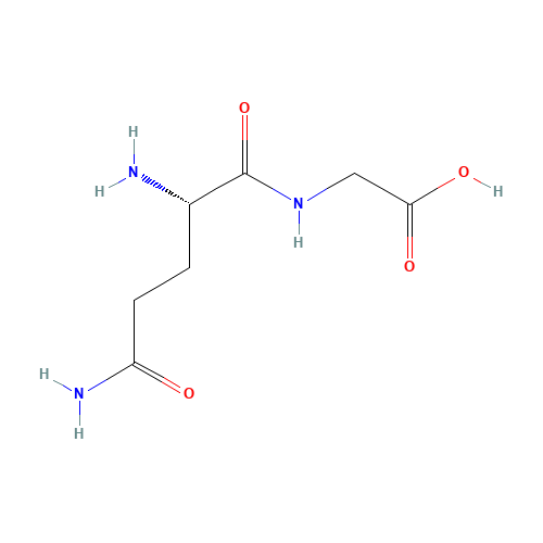 gln-gly (CAS: 2650-65-9) - Chemical Structure and Molecular Formula 