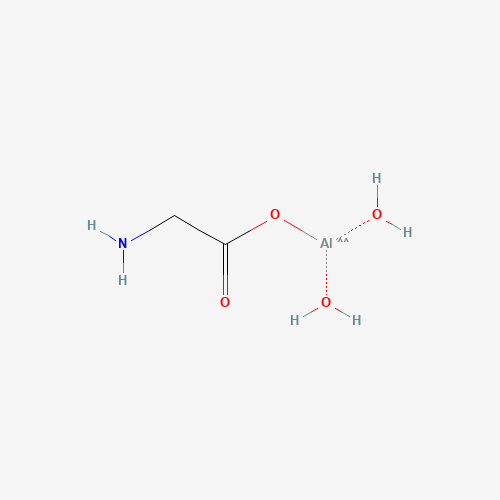 Glycine - aluminium hydrate (1:1:2) (CAS: 41354-48-7) - Chemical Structure and Molecular Formula 