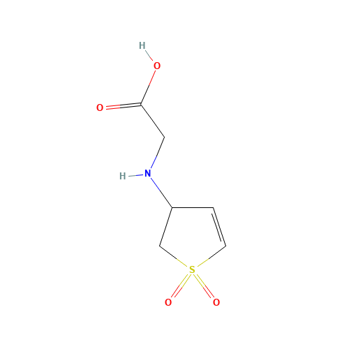 Glycine, N-(2,3-dihydro-1,1-dioxido-3-thienyl)- (CAS: 201990-24-1) - Related Chemical Product