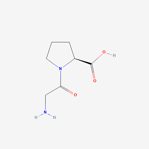 Gly-l-pro (CAS: 704-15-4) - Chemical Structure and Molecular Formula 