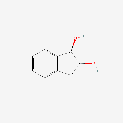 Indane-1,2-diol (CAS: 4647-42-1) - Chemical Structure and Molecular Formula 