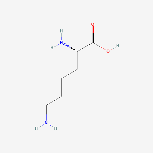 L-(+)-Lysine (CAS: 20166-34-1) - Chemical Structure and Molecular Formula 