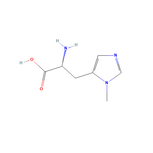 L-3-Methylhistidine (CAS: 163750-76-3) - Chemical Structure and Molecular Formula 