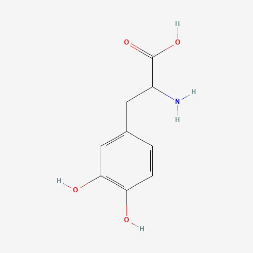 Levodopa (CAS: 63-84-3) - Chemical Structure and Molecular Formula 