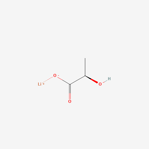 Lithium 2-hydroxypropanoate (CAS: 27848-81-3) - Chemical Structure and Molecular Formula 
