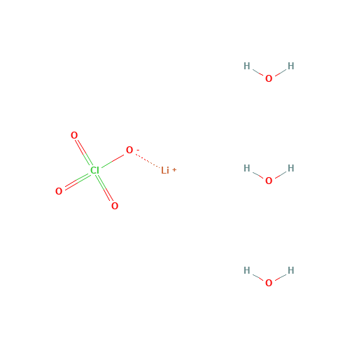 Lithium perchlorate (CAS: 13453-78-6) - Chemical Structure and Molecular Formula 