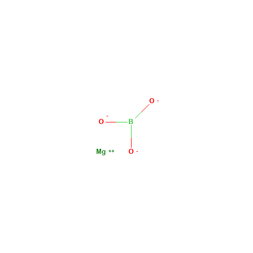 magnesium borate (CAS: 13703-82-7) - Chemical Structure and Molecular Formula 