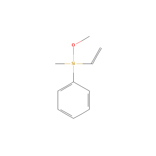Methoxy(methyl)phenyl(vinyl)silane (CAS: 80252-60-4) - Chemical Structure and Molecular Formula 