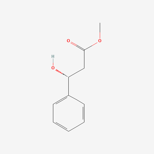 Methyl 3-hydroxy-3-phenylpropanoate (CAS: 58692-70-9) - Chemical Structure and Molecular Formula 