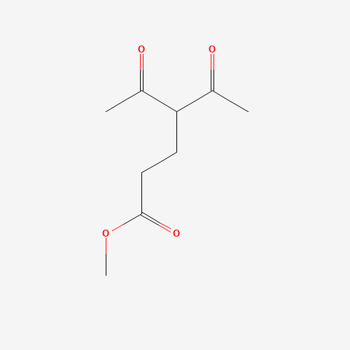 methyl 4-acetyl-5-oxohexanoate (CAS: 13984-53-7) - Chemical Structure and Molecular Formula 