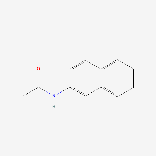 N-(2-Naphthyl)acetamide (CAS: 581-97-5) - Chemical Structure and Molecular Formula 