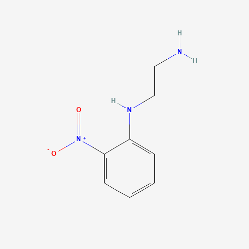N-(2-Nitrophenyl)-1,2-ethandiamin (CAS: 51138-16-0) - Chemical Structure and Molecular Formula 