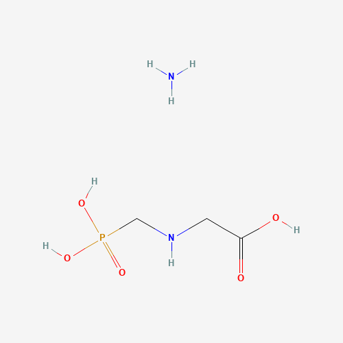 N-(Phosphonomethyl)glycine (CAS: 40465-66-5) - Chemical Structure and Molecular Formula 