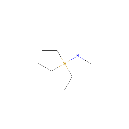 N,N-Dimethyl-3-(trimethylsilyl)prop-2-yn-1-amine (CAS: 3550-35-4) - Chemical Structure and Molecular Formula 