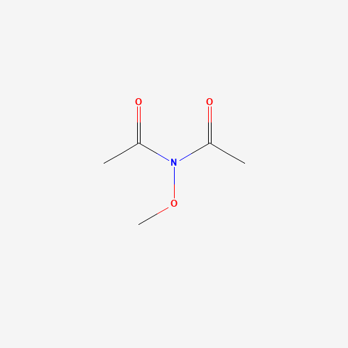 N-Acetyl-N-methoxyacetamide (CAS: 128459-09-6) - Chemical Structure and Molecular Formula 