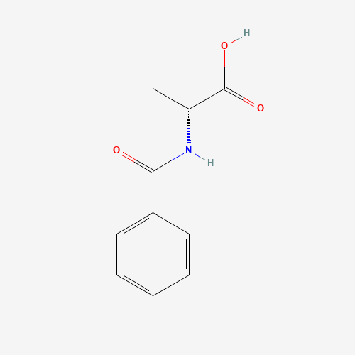 N-benzoylalanine (CAS: 17966-60-8) - Chemical Structure and Molecular Formula 