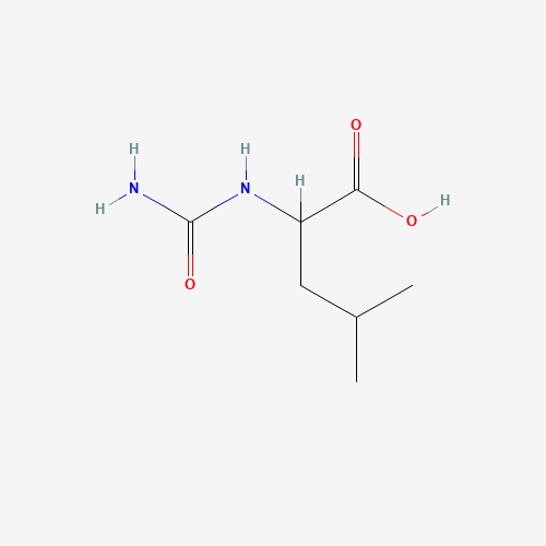 N-Carbamoylleucine (CAS: 42534-05-4) - Chemical Structure and Molecular Formula 