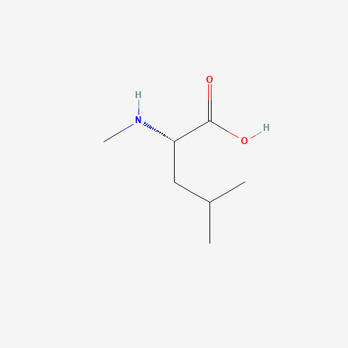 N-Methyl-L-leucine (CAS: 3060-46-6) - Chemical Structure and Molecular Formula 