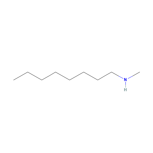n-methyloctan-1-amine (CAS: 2439-54-5) - Chemical Structure and Molecular Formula 