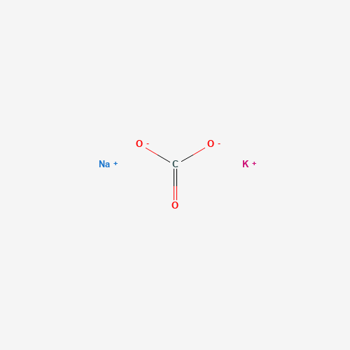 Potassium sodium carbonate (CAS: 10424-09-6) - Chemical Structure and Molecular Formula 