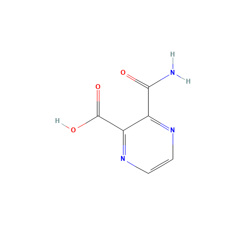 pyrazine-2,3-dicarboxamide (CAS: 67367-37-7) - Chemical Structure and Molecular Formula 