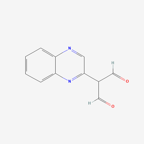 Quinoxalin-2-ylmalonaldehyde (CAS: 205744-84-9) - Chemical Structure and Molecular Formula 