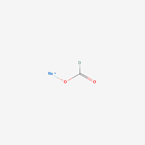 Sodium (<sup>2</sup>H)formate (CAS: 3996-15-4) - Chemical Structure and Molecular Formula 