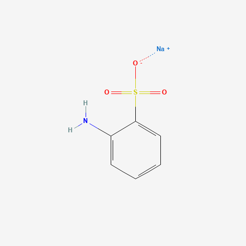 Sodium 2-aminobenzenesulfonate (CAS: 13846-13-4) - Chemical Structure and Molecular Formula 