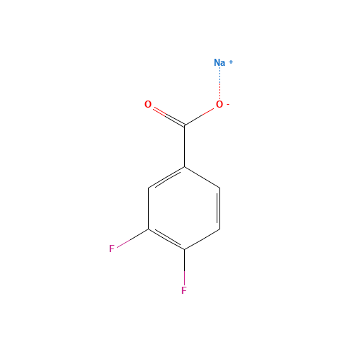 Sodium 3,4-difluorobenzoate (CAS: 522651-44-1) - Related Chemical Product