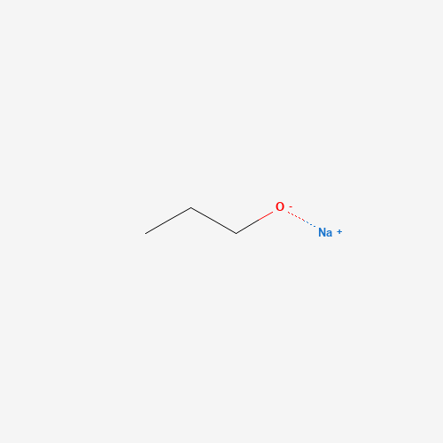 sodium propan-1-olate (CAS: 6819-41-6) - Chemical Structure and Molecular Formula 