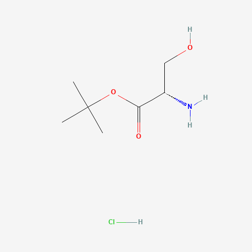 tert-Butyl L-serinate hydrochloride (1:1) (CAS: 106402-41-9) - Chemical Structure and Molecular Formula 