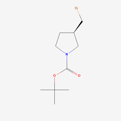 tert-Butyl-3-(brommethyl)pyrrolidin-1-carboxylat (CAS: 1067230-65-2) - Related Chemical Product