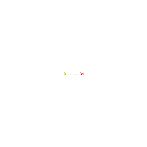 Thioxostrontium (CAS: 1314-96-1) - Chemical Structure and Molecular Formula 