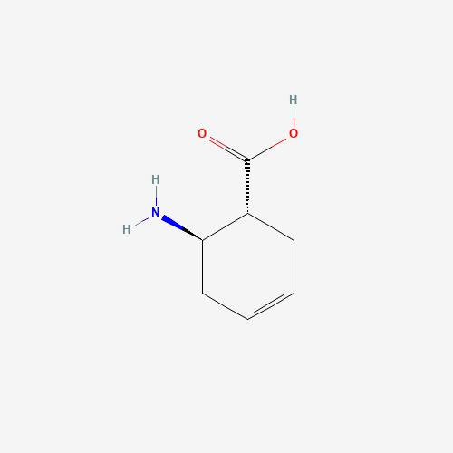 trans-6-Amino-cyclohex-3-enecarboxylic acid (CAS: 97945-19-2) - Chemical Structure and Molecular Formula 