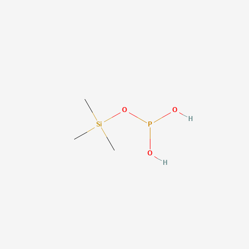 Trimethylsilyl dihydrogen phosphite (CAS: 91076-68-5) - Chemical Structure and Molecular Formula 