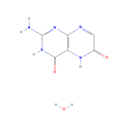 Xanthopterin (CAS: 5979-01-1) - Chemical Structure and Molecular Formula 