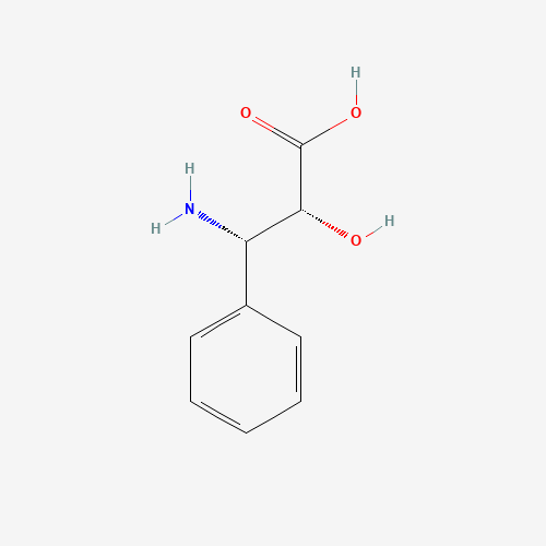 (2R,3S)-3-Phenylisoserine (CAS: 55325-53-6) - Chemical Structure and Molecular Formula 