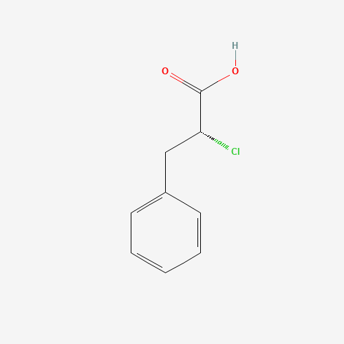 (R)-(-)-2-CHLORO 3-PHENYLPROPIONIC ACID (CAS: 94347-44-1) - Chemical Structure and Molecular Formula 