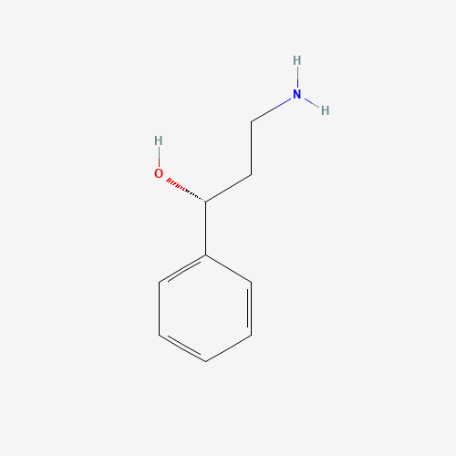 (R)-3-AMINO-1-PHENYL-PROPAN-1-OL (CAS: 138750-31-9) - Chemical Structure and Molecular Formula 