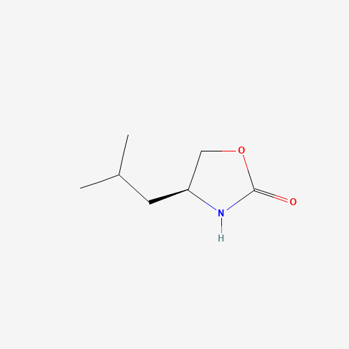 (S)-4-Isobutyl-2-Oxazolidinone (CAS: 17016-85-2) - Chemical Structure and Molecular Formula 