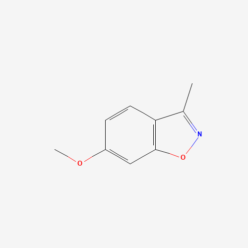 1,2-BENZISOXAZOLE, 6-METHOXY-3-METHYL- (CAS: 73344-39-5) - Chemical Structure and Molecular Formula 