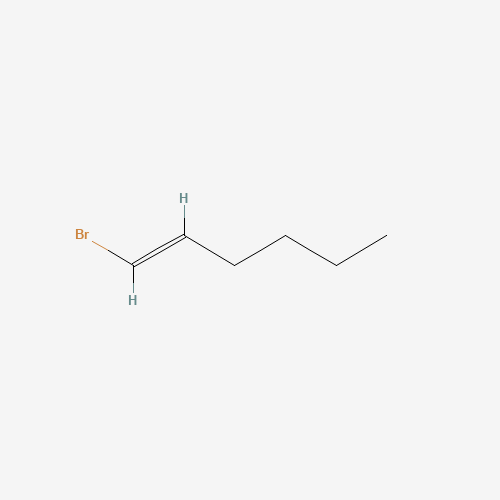 1-BROMO-1-HEXENE (CAS: 57855-22-8) - Chemical Structure and Molecular Formula 